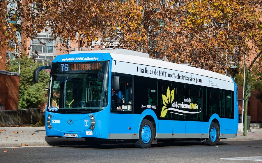 EMT Madrid: autobuses eléctricos