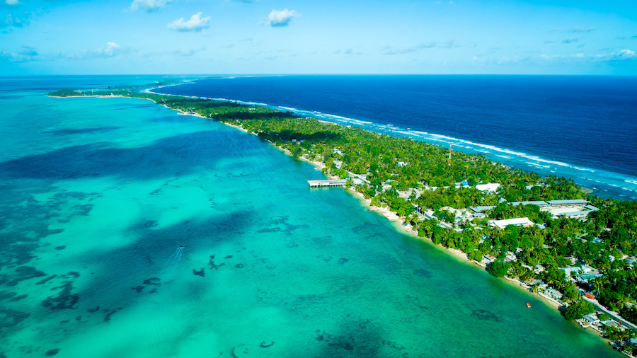 kiribati, isla en el Océano Pacífico