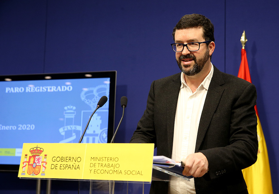 Joaquín Pérez Rey, secretario de estado de Trabajo y Economía Social del Gobierno de España, ENE2020