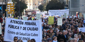 Manifestación por la sanidad pública de calidad en Valladolid