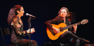 Antonia Jiménez. guitarrista flamenca, Nimes 2020. Fotografía de Sandy-Korzekwa