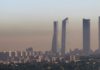 Contaminación en Madrid torres Chamartín