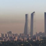 Contaminación en Madrid torres Chamartín