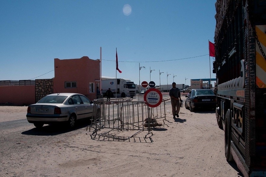 Control marroquí en Guerguerat