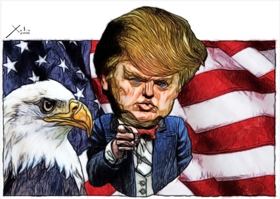 Donald Trump por Xulio Formoso