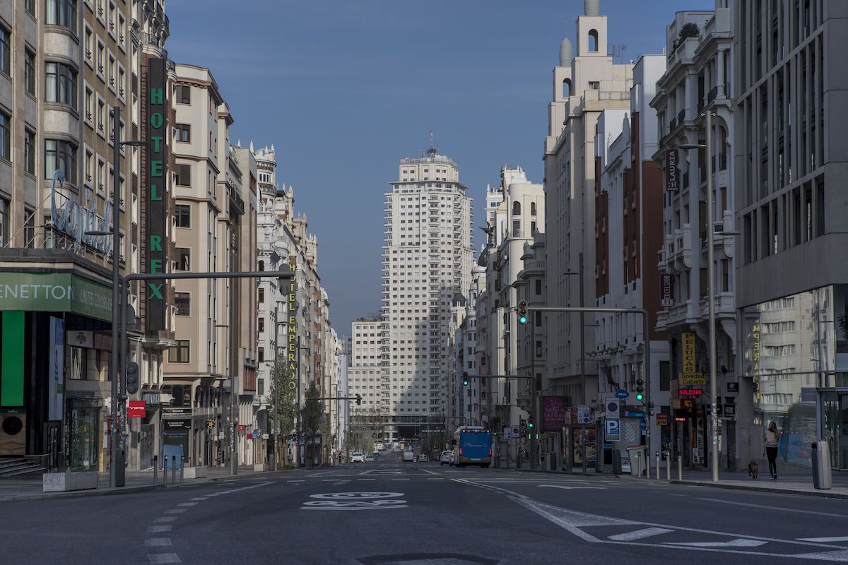 Madrid calles vacías