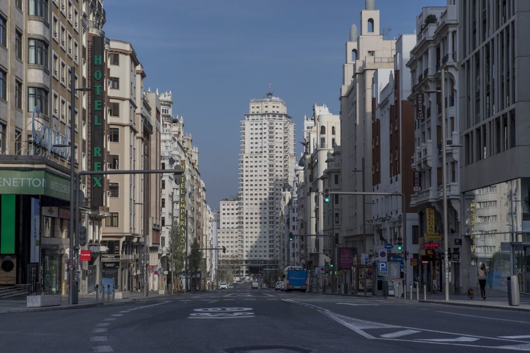 Madrid calles vacías