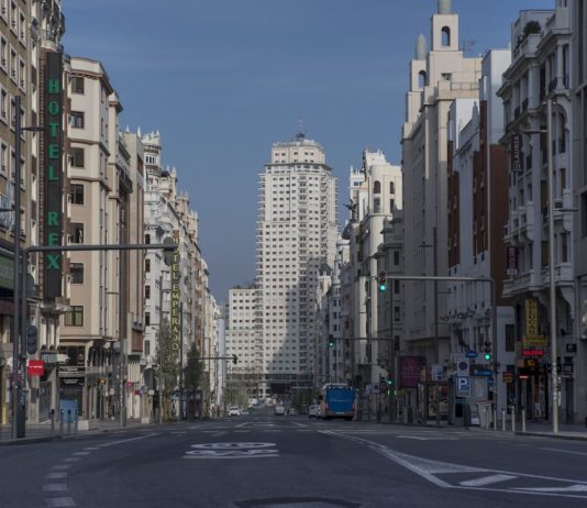 Madrid calles vacías