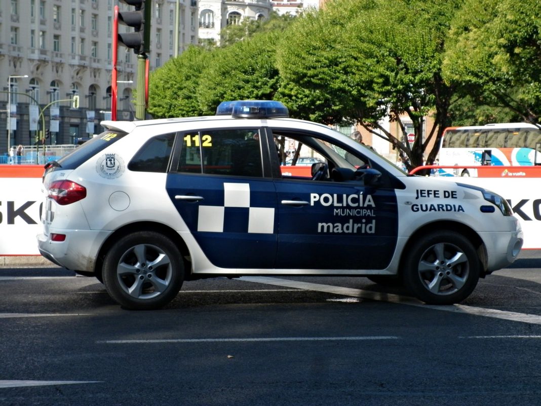 Vehículo de la policía municipal de Madrid