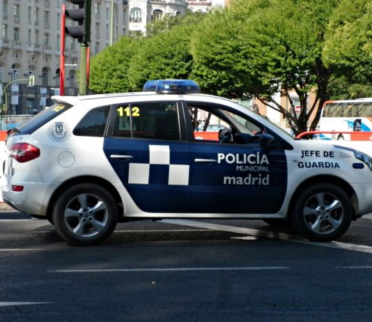 Vehículo de la policía municipal de Madrid