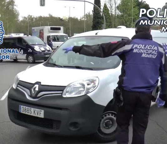 Policía municipal Madrid controles confinamiento