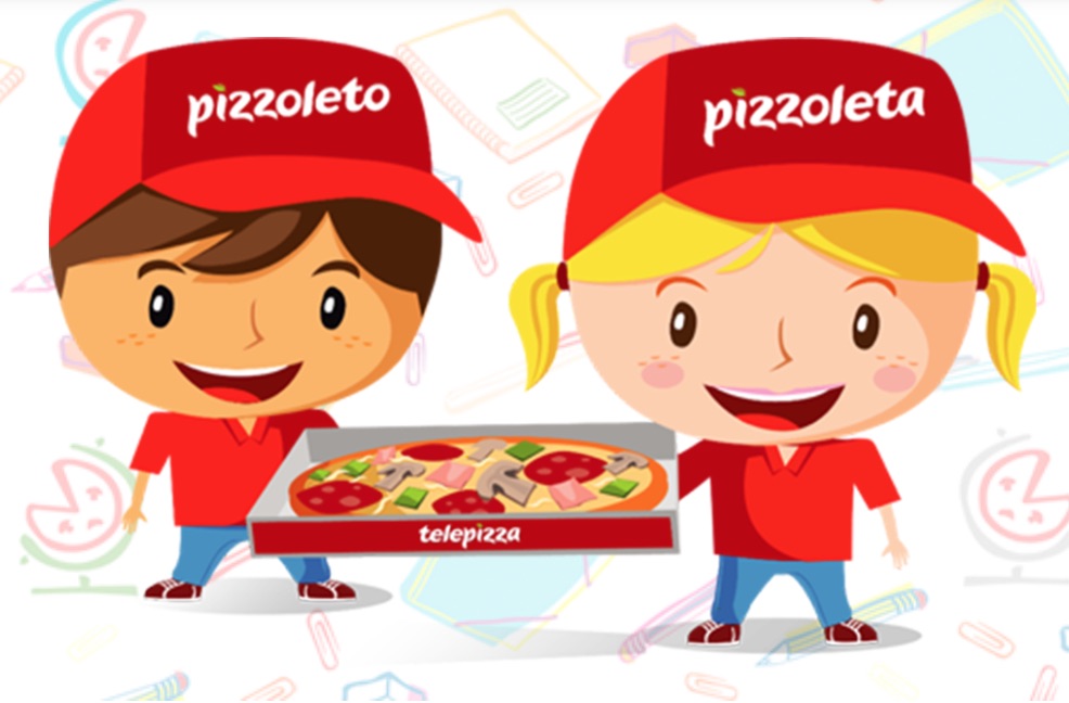 Telepizza: pizzoletos y pizzoletas para menús escolares