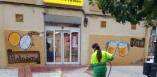 Limpieza de calles y plazas de Alcorcón