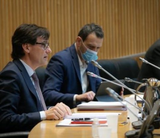 Salvador Illa en el Congreso, 21MAY2020