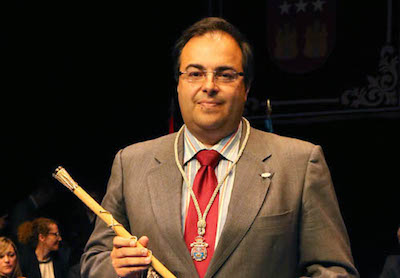 Santiago Llorente, alcalde de Leganés
