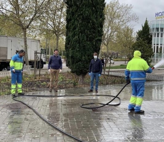 Tres Cantos limpieza viaria coronavirus
