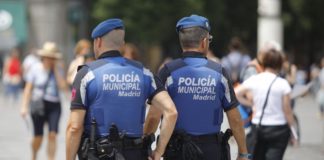 policías municipales en Madrid