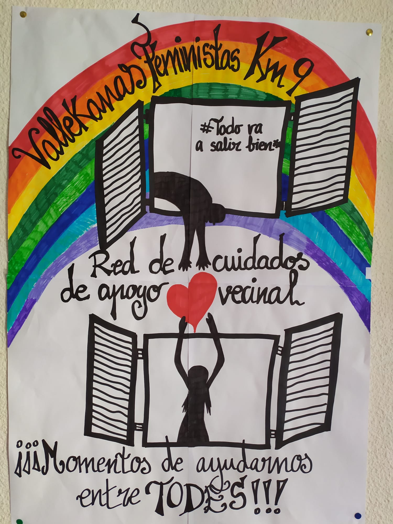 Logo en Facebook de la Red Solidaria de Villa de Vallekas