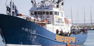 Aita Mari, barco de de rescate de la ONG Salvamento Marítimo Humanitario (SMH)
