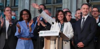 Anne Hidalgo renueva mandato en la alcaldia de París en alianza con los ecologistas. 28JUN2020