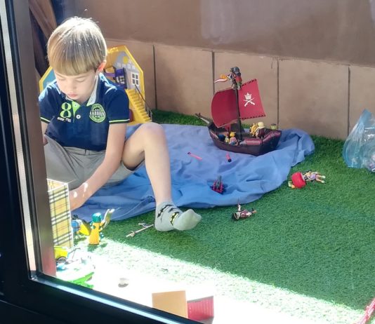 Antonio en su terraza del nuevo Tres Cantos. JUN2020