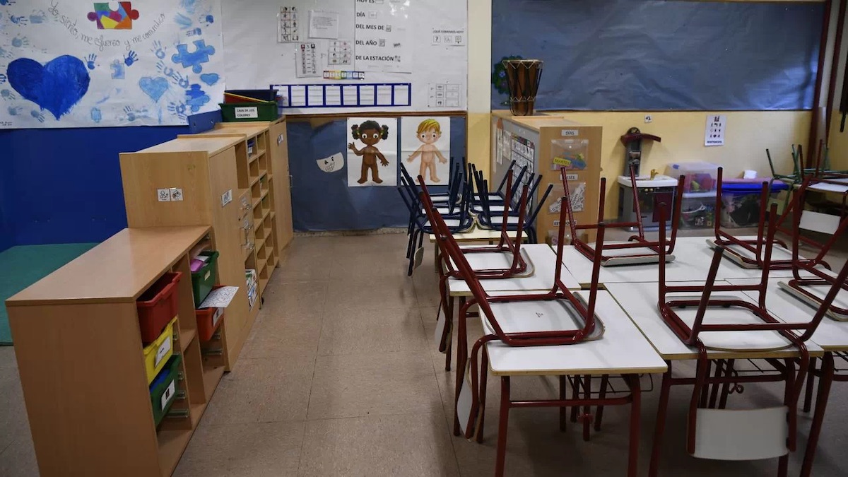 Aulas de educación primaria en Madrid