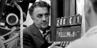 Fellini en la primera toma de ocho y medio