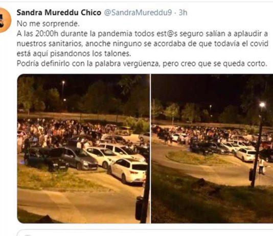 Quejas en redes sociales por botellones
