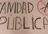 Sanidad Pública pancarta