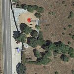 Toros de Guisando, vista aérea de Google Maps