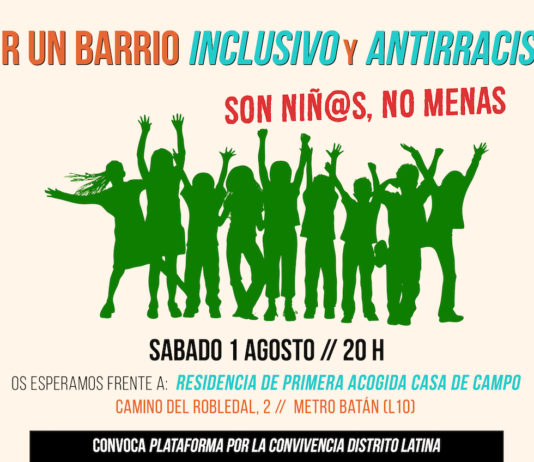 Cartel menores Casa Campo 1AGO2020