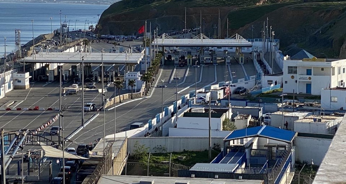 Frontera con Marruecos en Ceuta