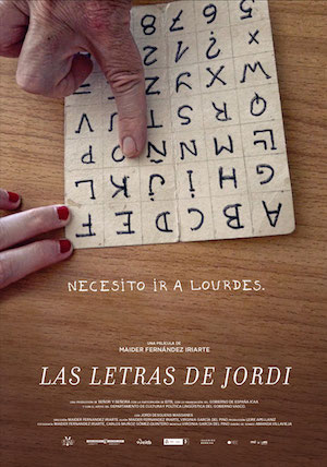 Las letras de Jordi cartel