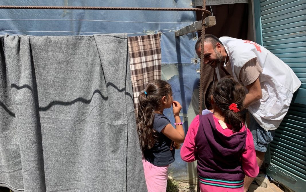 MSF en el campamento de Vathy en Samos