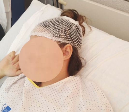La niña agredida en Meco se recupera en el hospital
