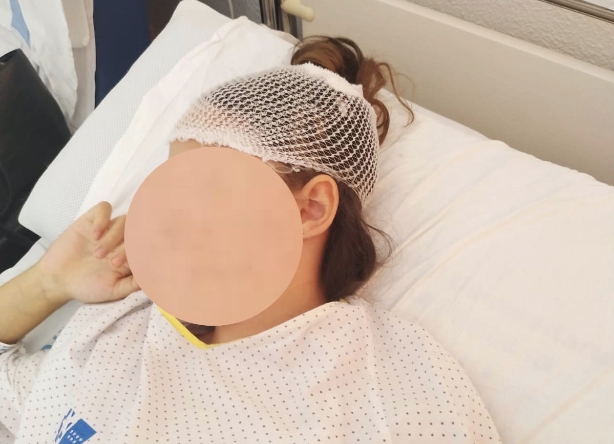 La niña agredida en Meco se recupera en el hospital