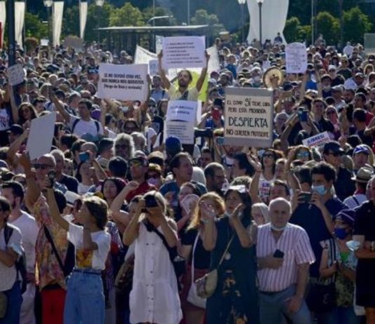 Madrid Colón antimasccarillas