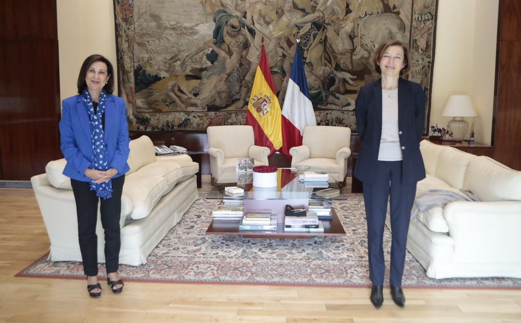Margarita Robles con Florence Parly 24SEP2020