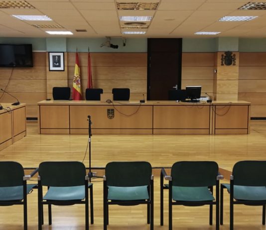 Tribunal sala de vistas