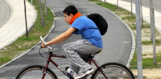 bicicleta movilidad urbana colegios Sanse