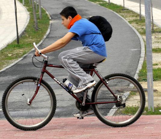 bicicleta movilidad urbana colegios Sanse