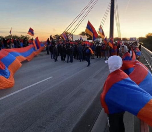 Manifestación pro Armenia Cataluña