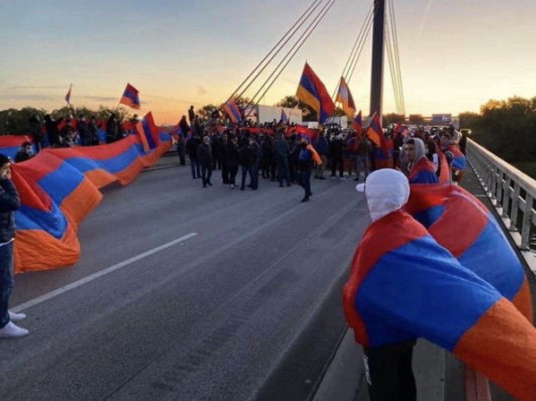 Manifestación pro Armenia Cataluña