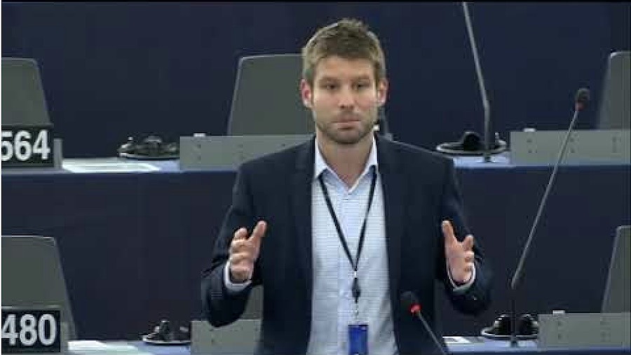 Michal Simecka en el Parlamento Europeo