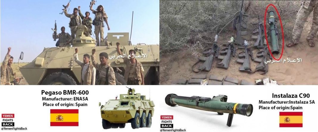 Armas españolas en Yemen