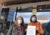 Carmen Esbri (MEDSA Marea Blanca) y Carmen Martínez (FRAVM) en la Fiscalía