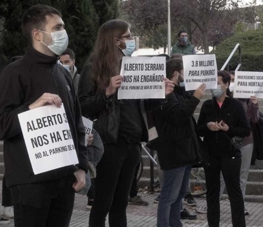 Hortaleza, Mar de Cristal, aparcamiento, protestas vecinos 18NOV2020