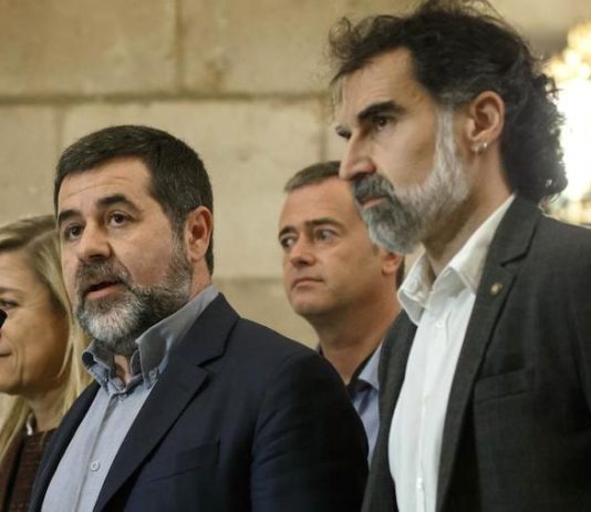 Jordi Sànchez y Jordi Cuixart