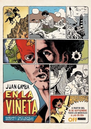 Juan Gamba En la viñeta cartel