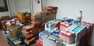 Leganés, alimentos recogidos por la Red de Apoyo Mutuo